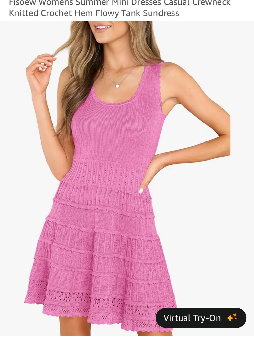 Knit sundress